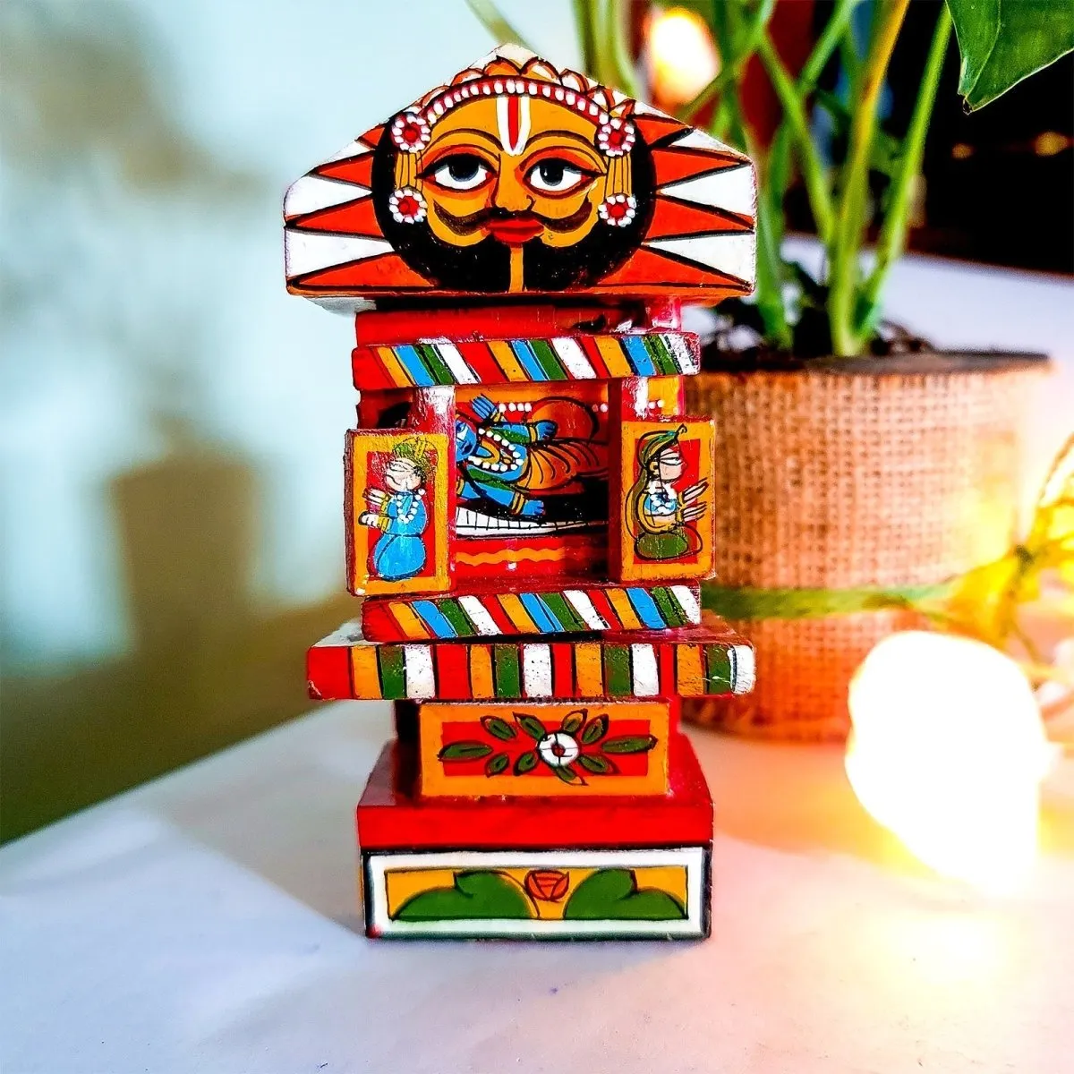 Kavad Art Painting Handcrafted Wooden Box Of Stories | Handmade In India