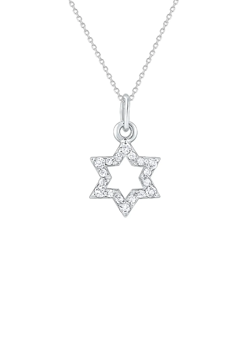 KC Designs 14KWG Diamond Star of David Pendant Necklace | 16"