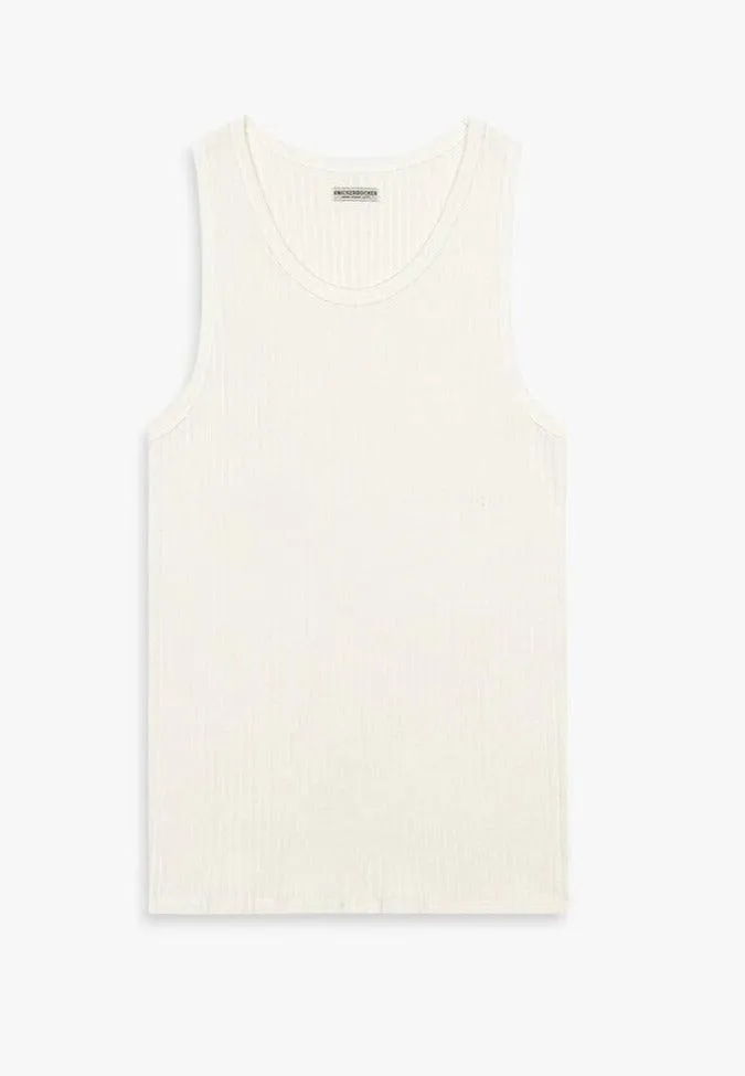 Knickerbocker - Milk Ladder Ribbed Tank Top