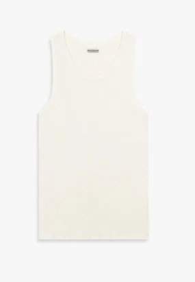 Knickerbocker - Milk Ladder Ribbed Tank Top