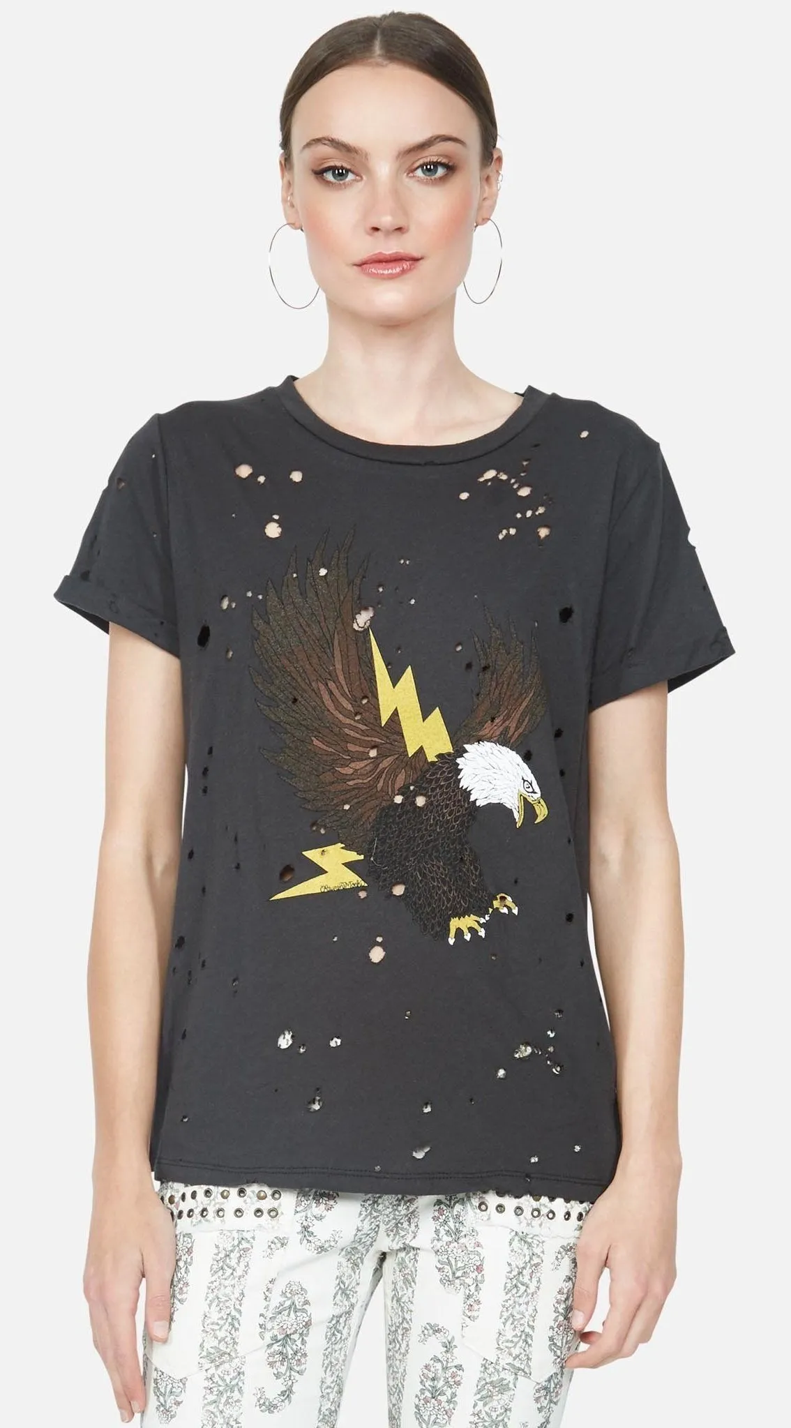 Lauren Moshi Limp Lightning Eagle Tee