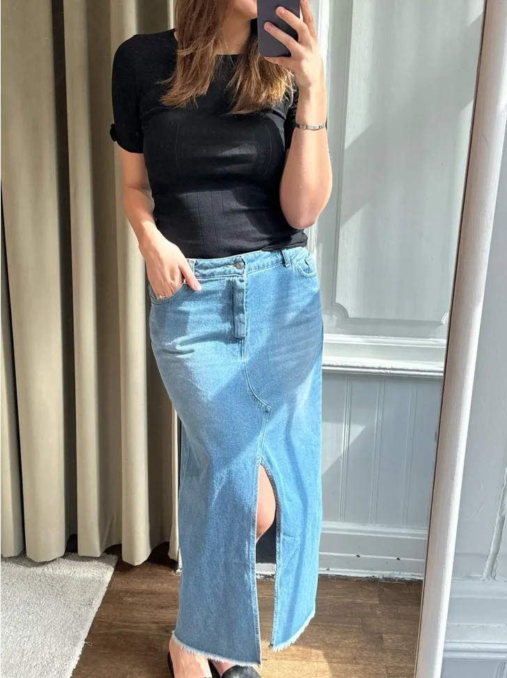 Long Denimskirt von Tiffany