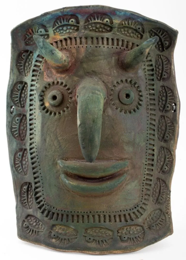 Louis Mendez Ceramic Masks, 2