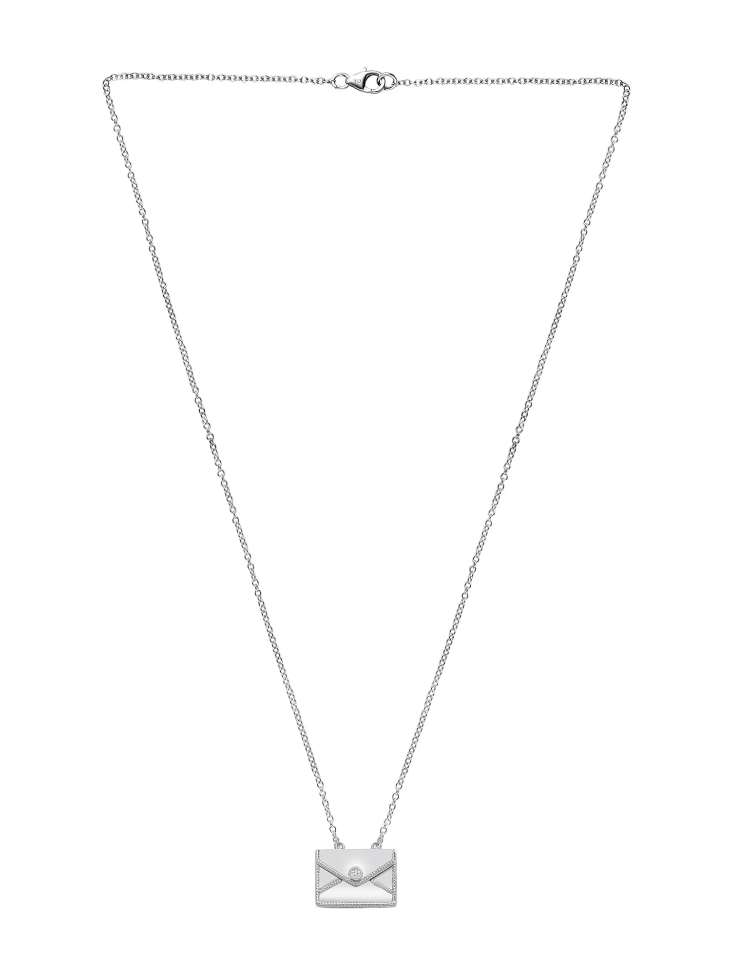 Love Letter Envelope Necklace in Pure 925 Sterling Silver