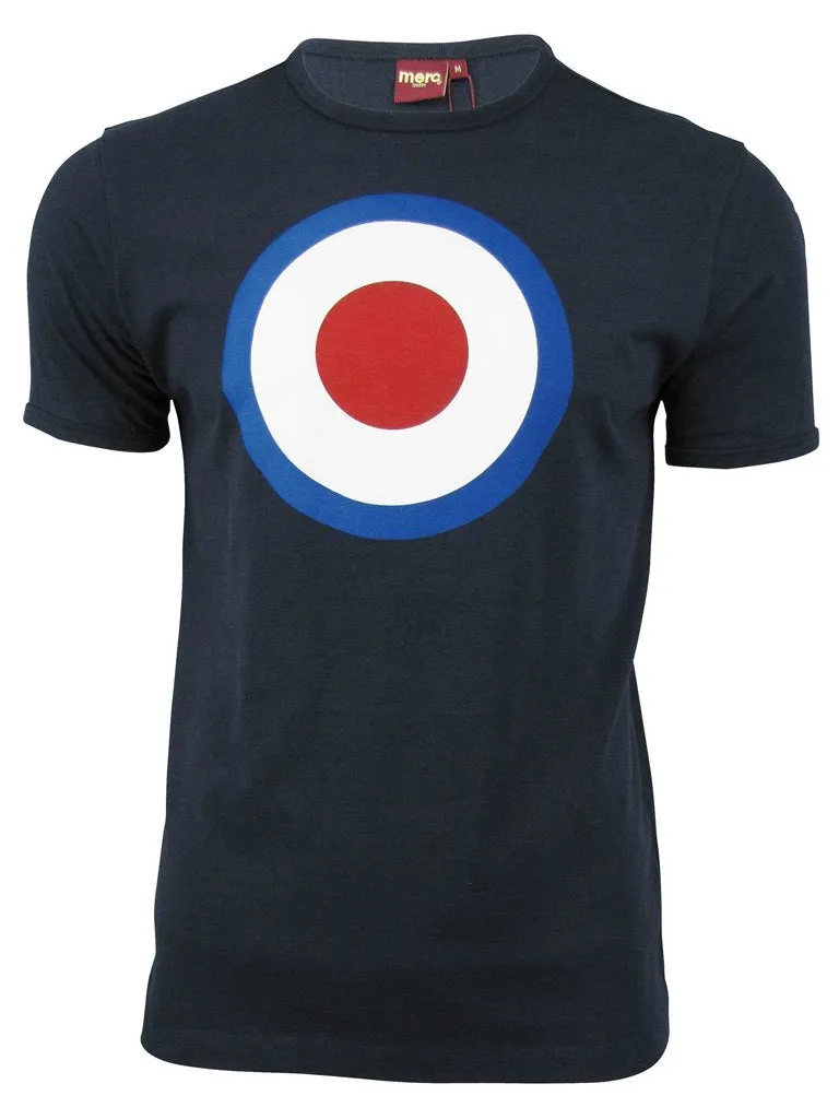 Mens Merc London T Shirt 'Ticket' Target Print