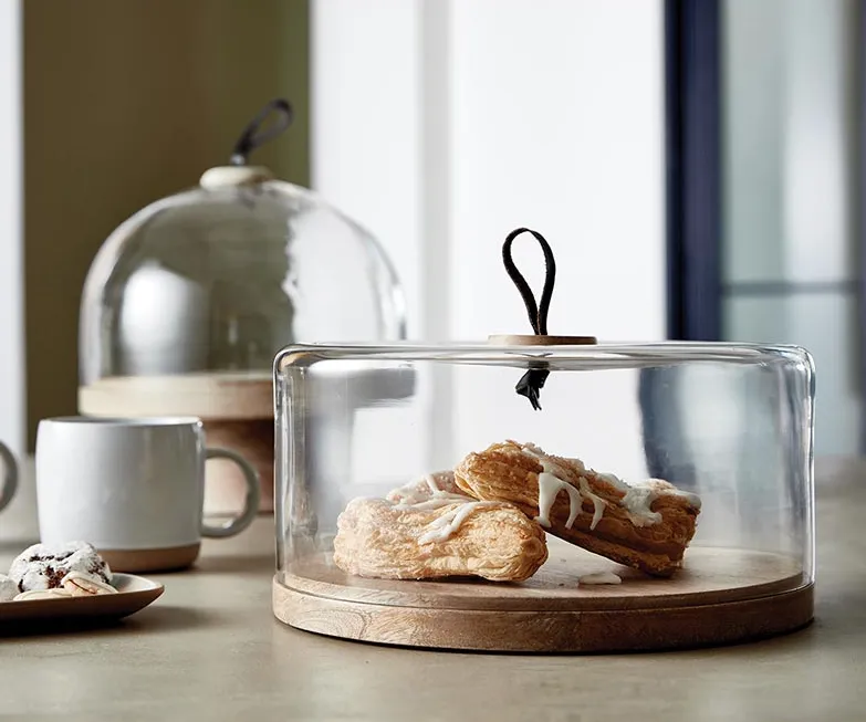 Modern Cake Stand w/ Cloche