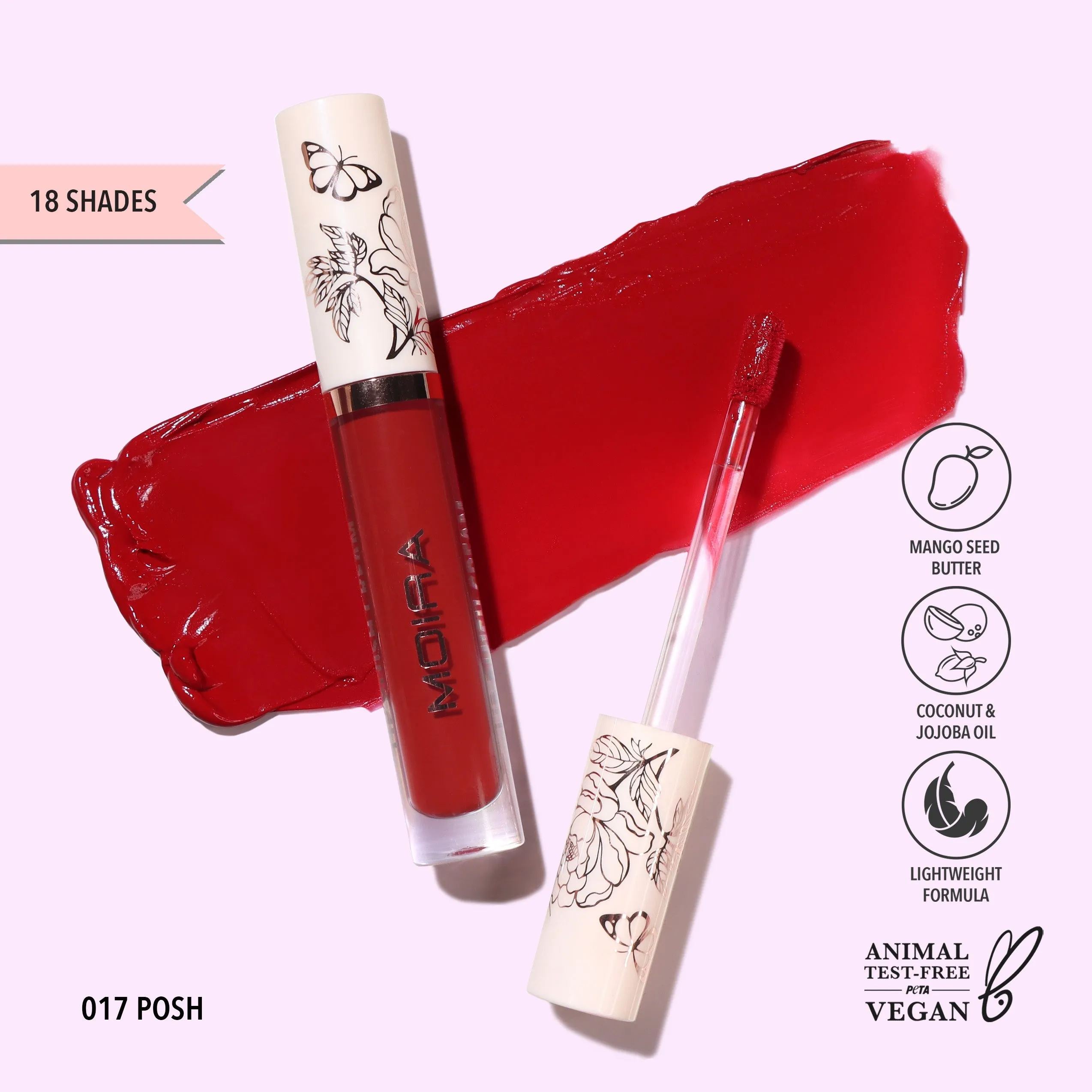 MOIRA Lip Plush Cream Labial en Crema