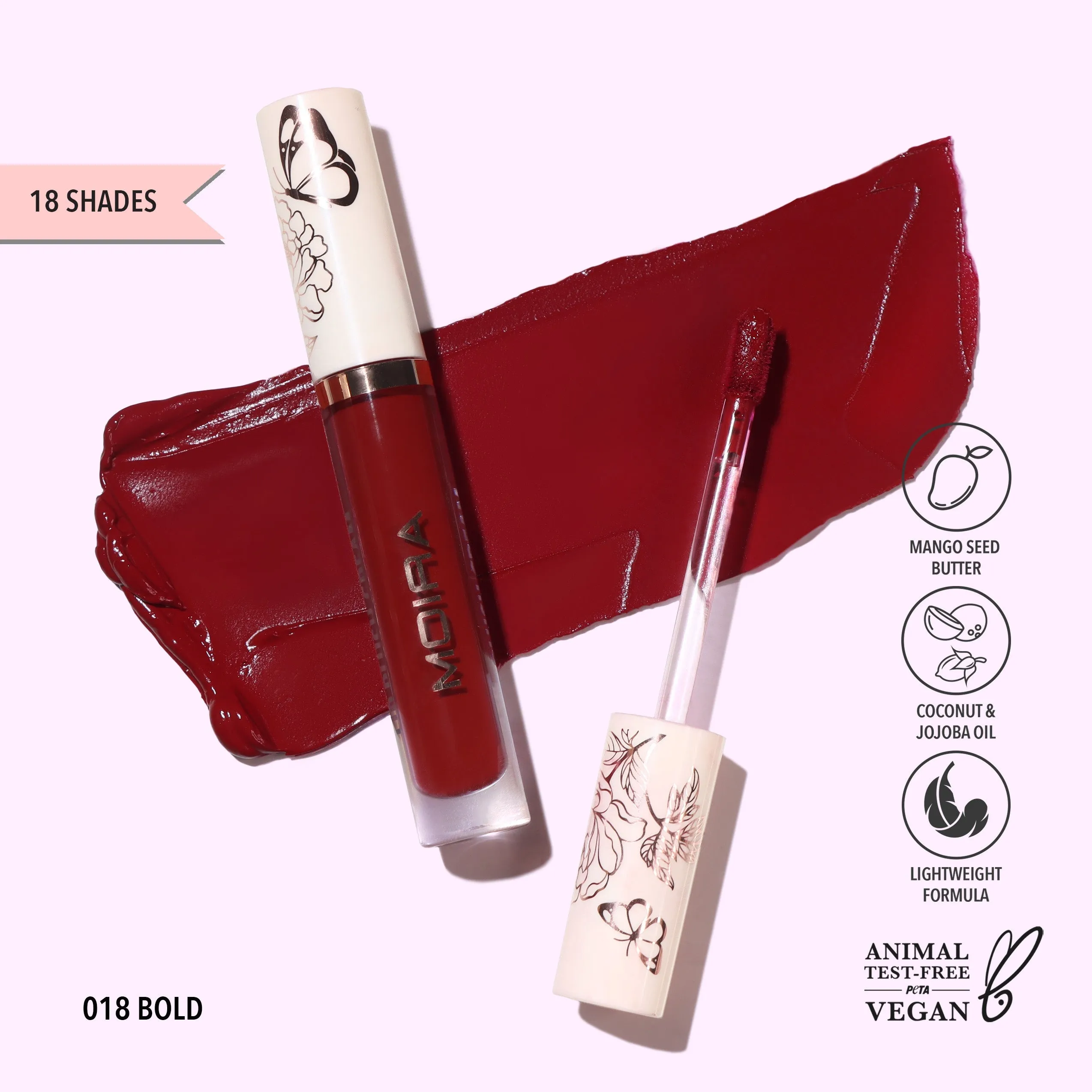 MOIRA Lip Plush Cream Labial en Crema