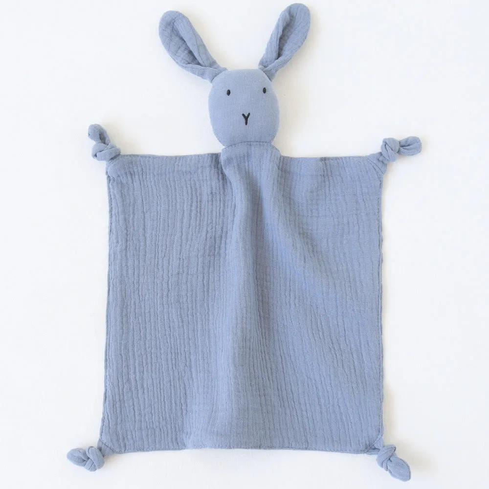 Newborn Baby Gauze Comforting Towel Baby Sleeping Doll Cotton Cute Rabbit Comforting Blanket