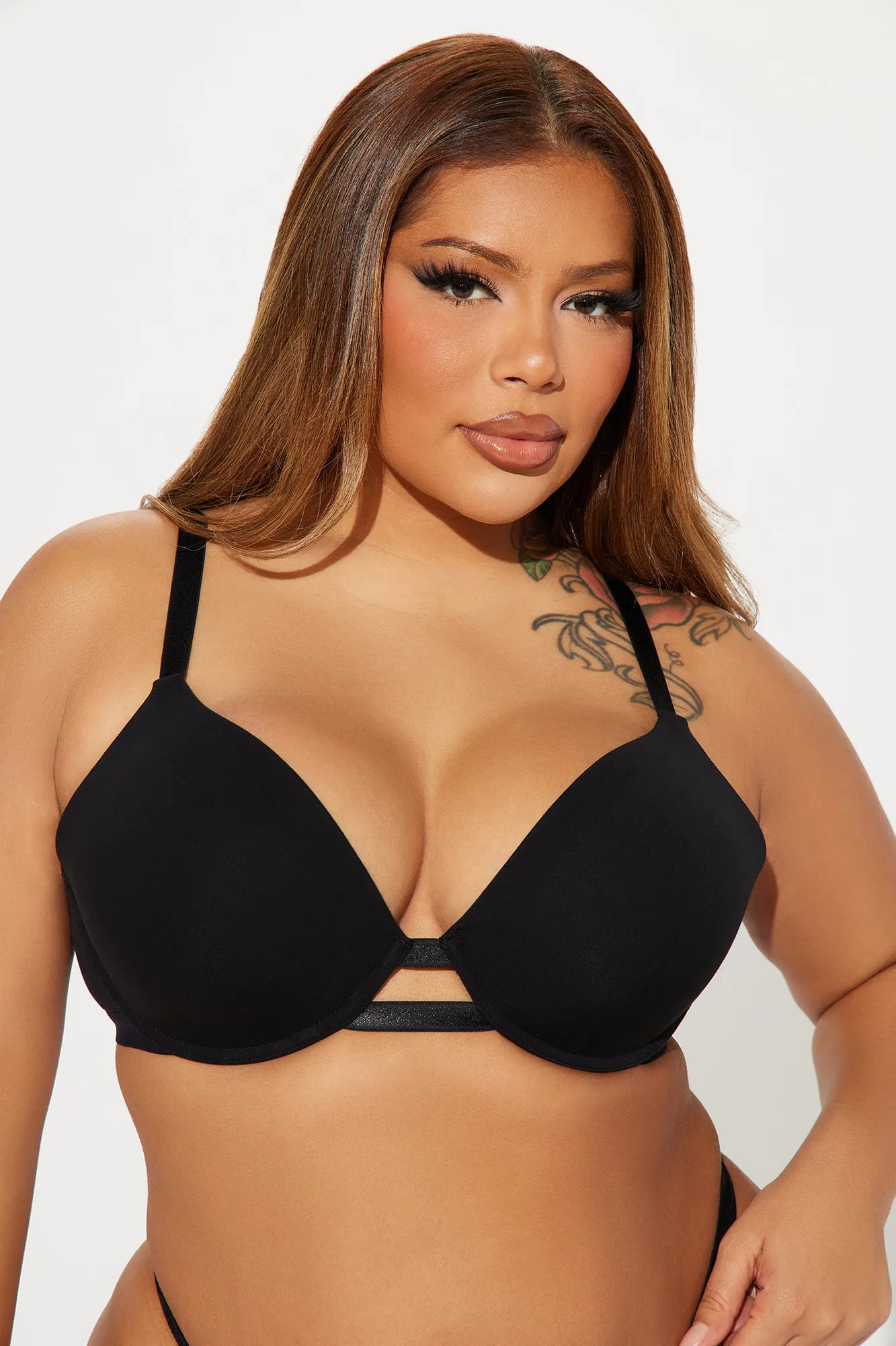 Nova Cotton T-Shirt Bra in Black - Optimal Comfort and Fit