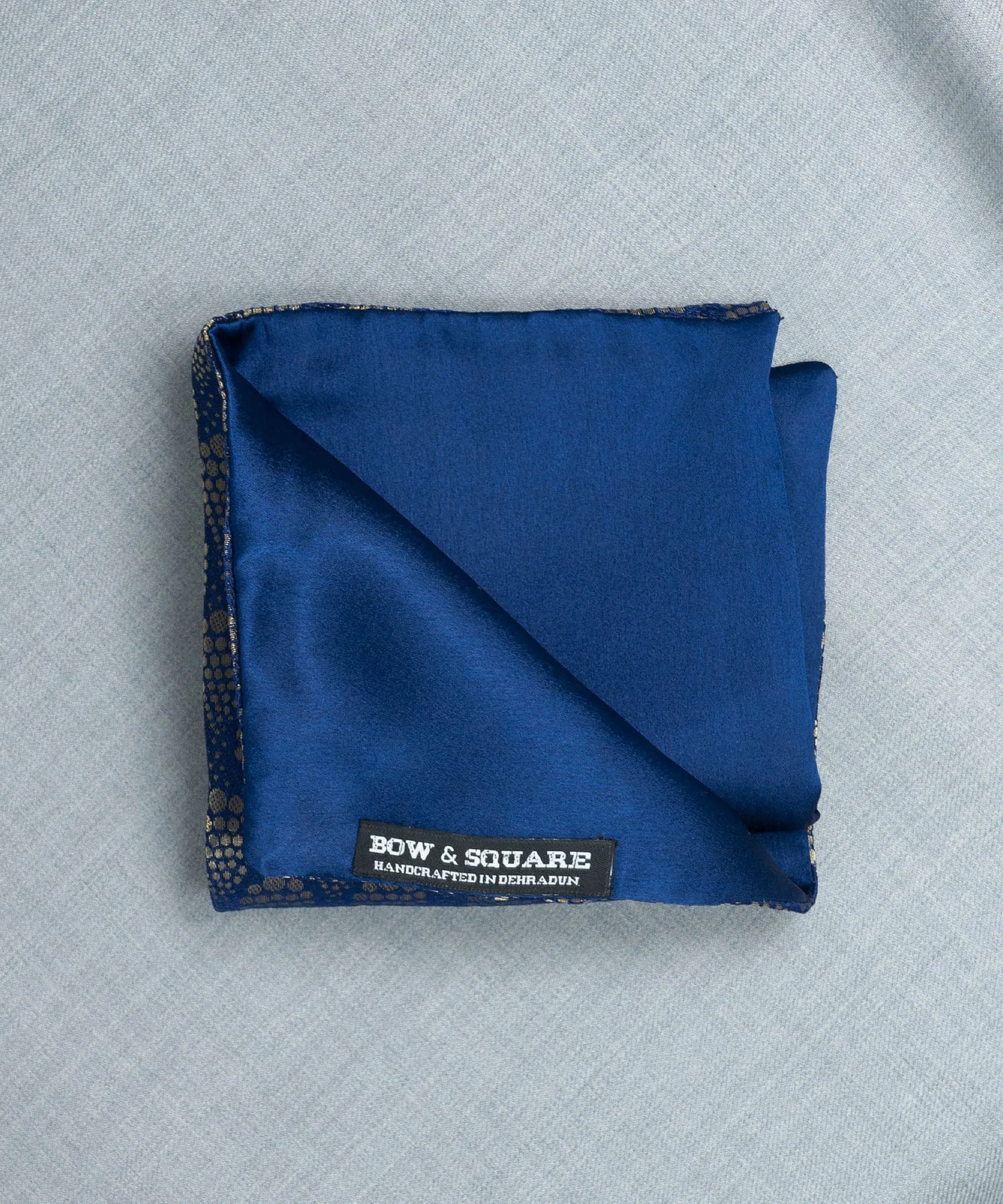 Old school Navy Blue Pocket Square