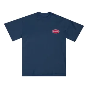 OLDISM OLD/SM ENTERPRISE PATCH TEE-NAVY