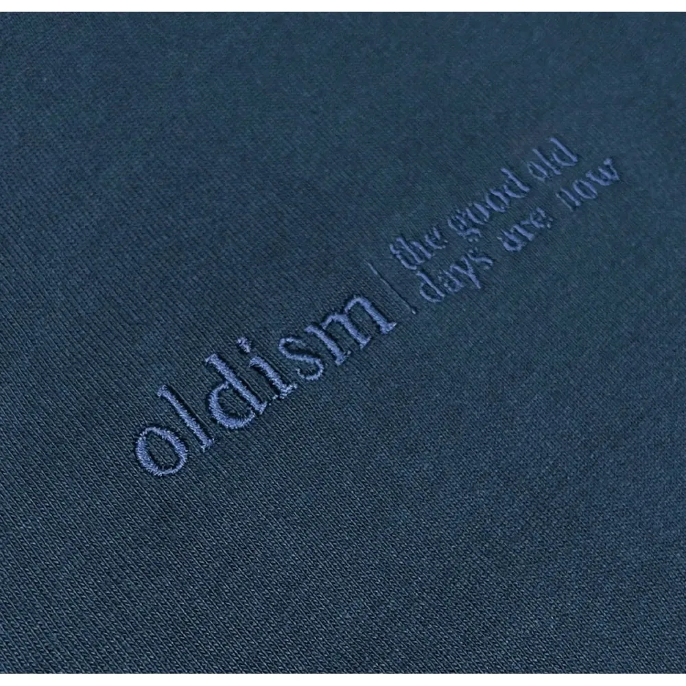 OLDISM OLD/SM ENTERPRISE PATCH TEE-NAVY