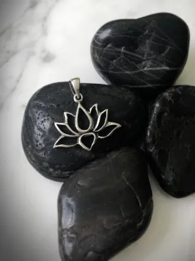 Open Lotus Pendant