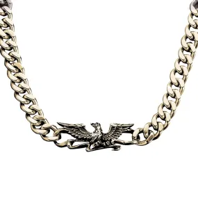 Patriot Eagle Gold Necklace