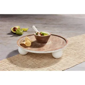 Pedestal Chip and Dip Platter