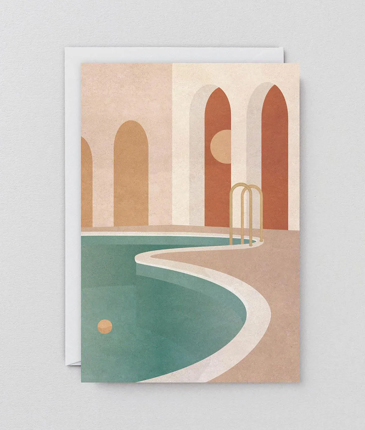  Pool with Arches  Card