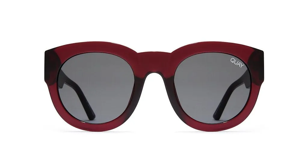 Quay If Only Round Sunglasses Red