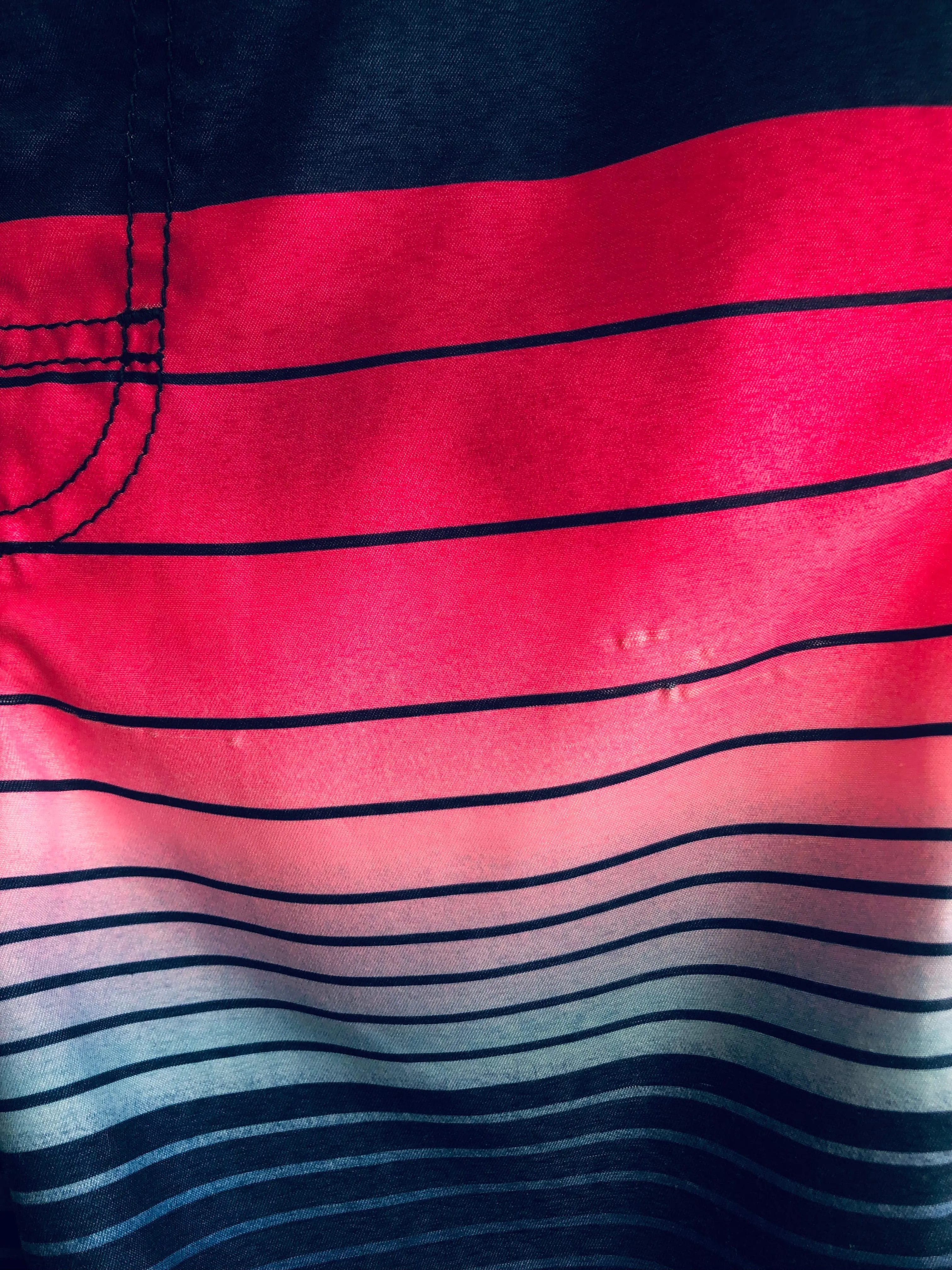 REALLY LOVED Striped Swim Shorts // 8Y