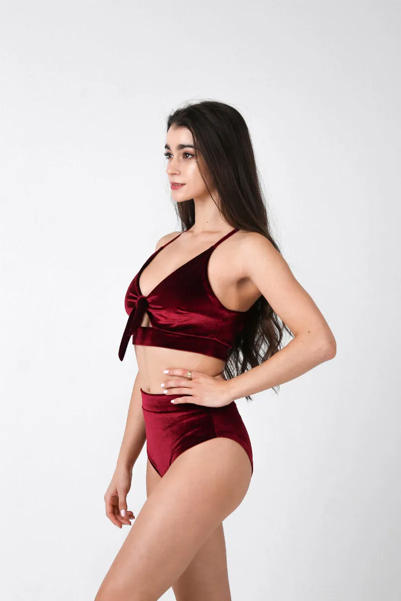 REV ACTIV Gap Top - Wine Velvet