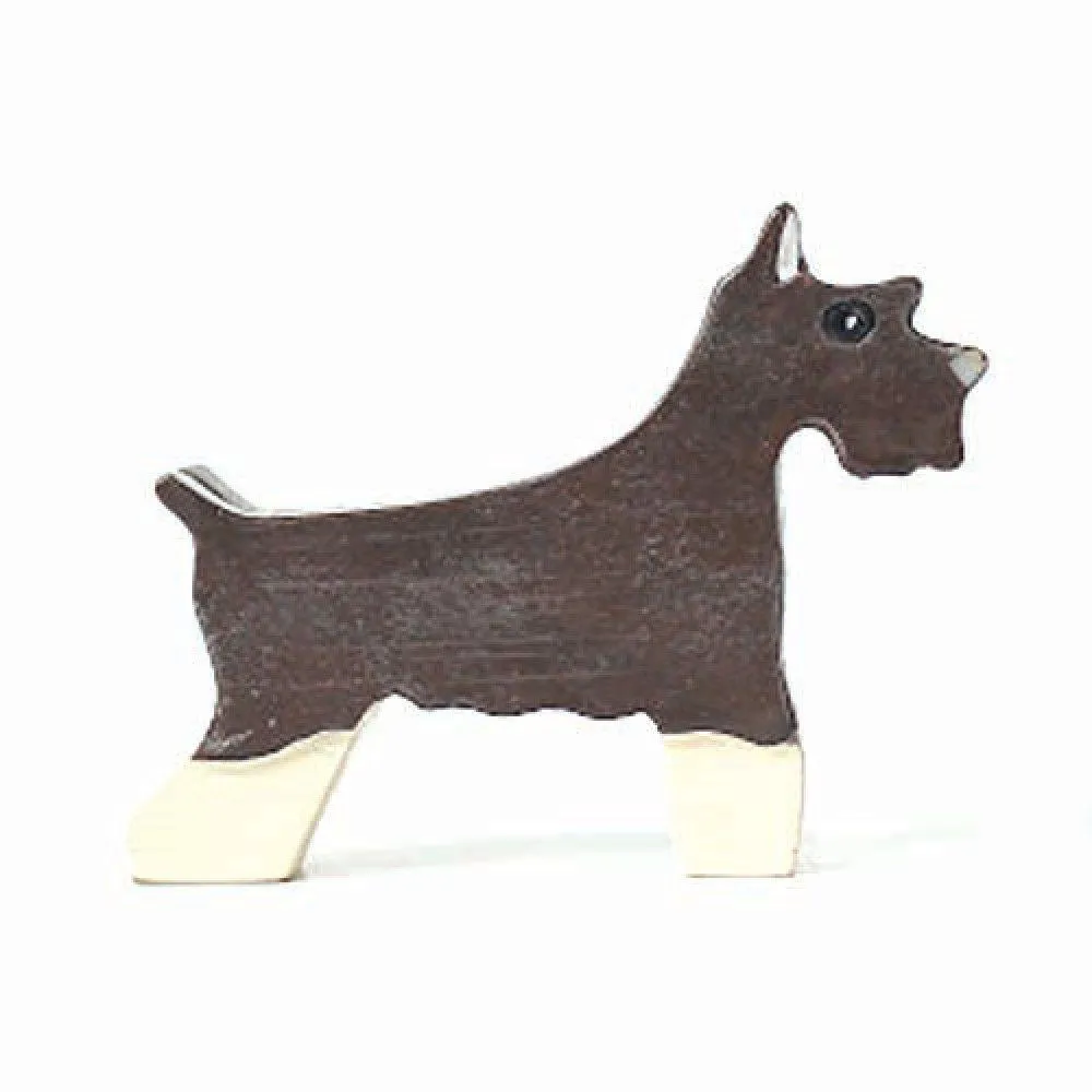 Schnauzer Shaped Animal Photo Business Card Stand Memo Holder | Gifts for Dog Lovers