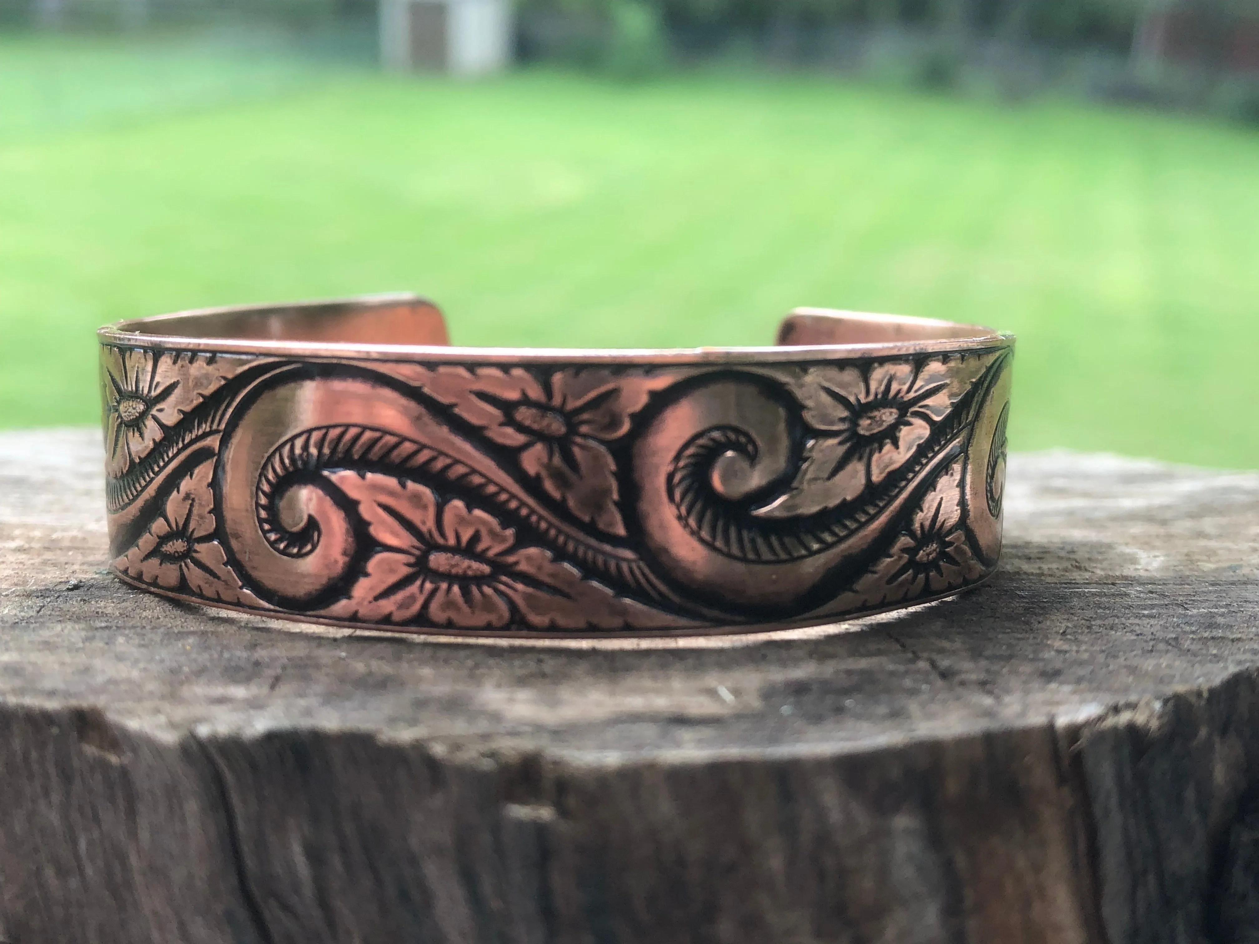 Spiralworks Copper Cuff Bracelet