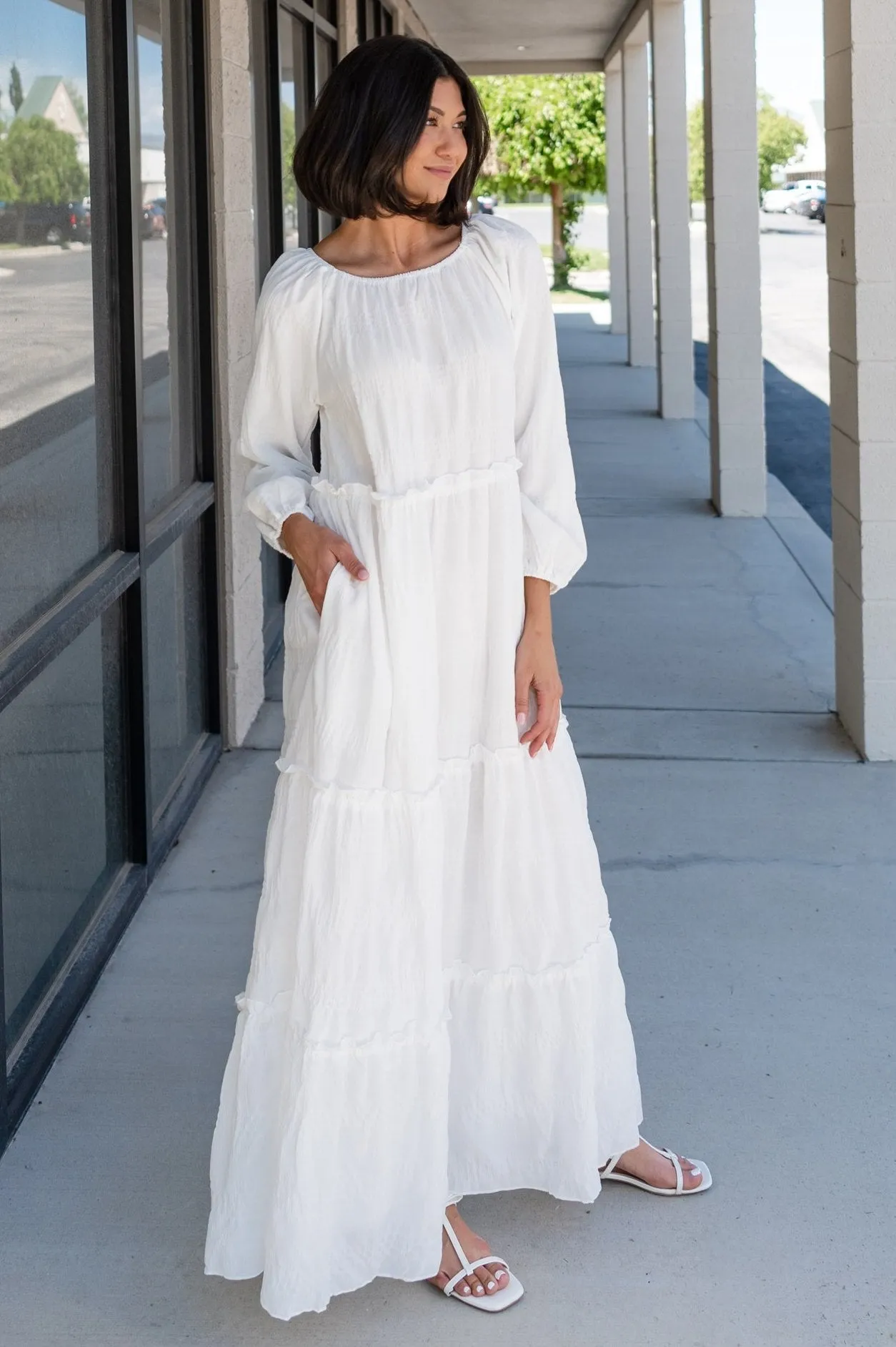 The Charlotte Tiered Temple Dress