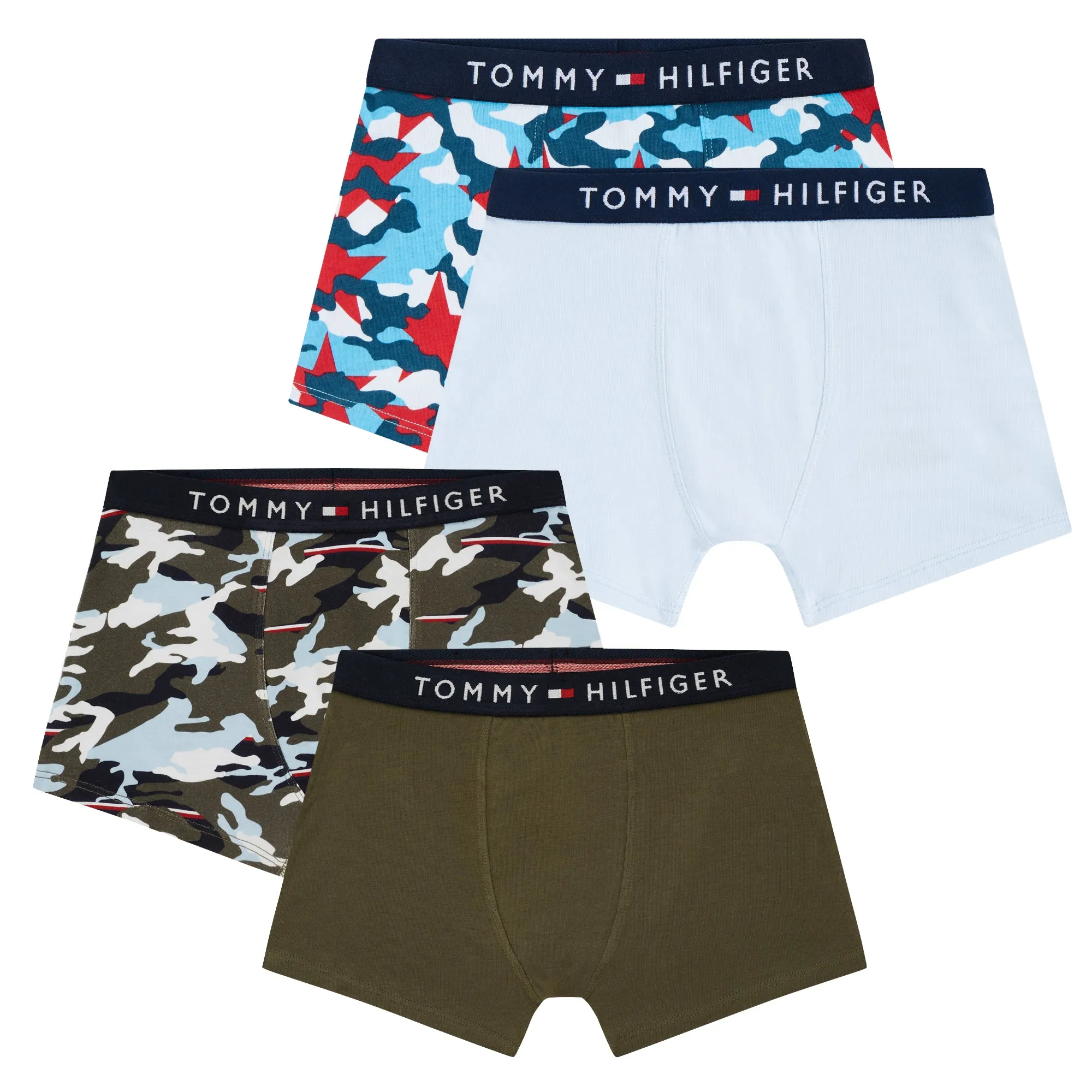 Tommy Hilfiger Boys Boxer Shorts/Trunks 'Camo Print' (2-Pack) Boxed