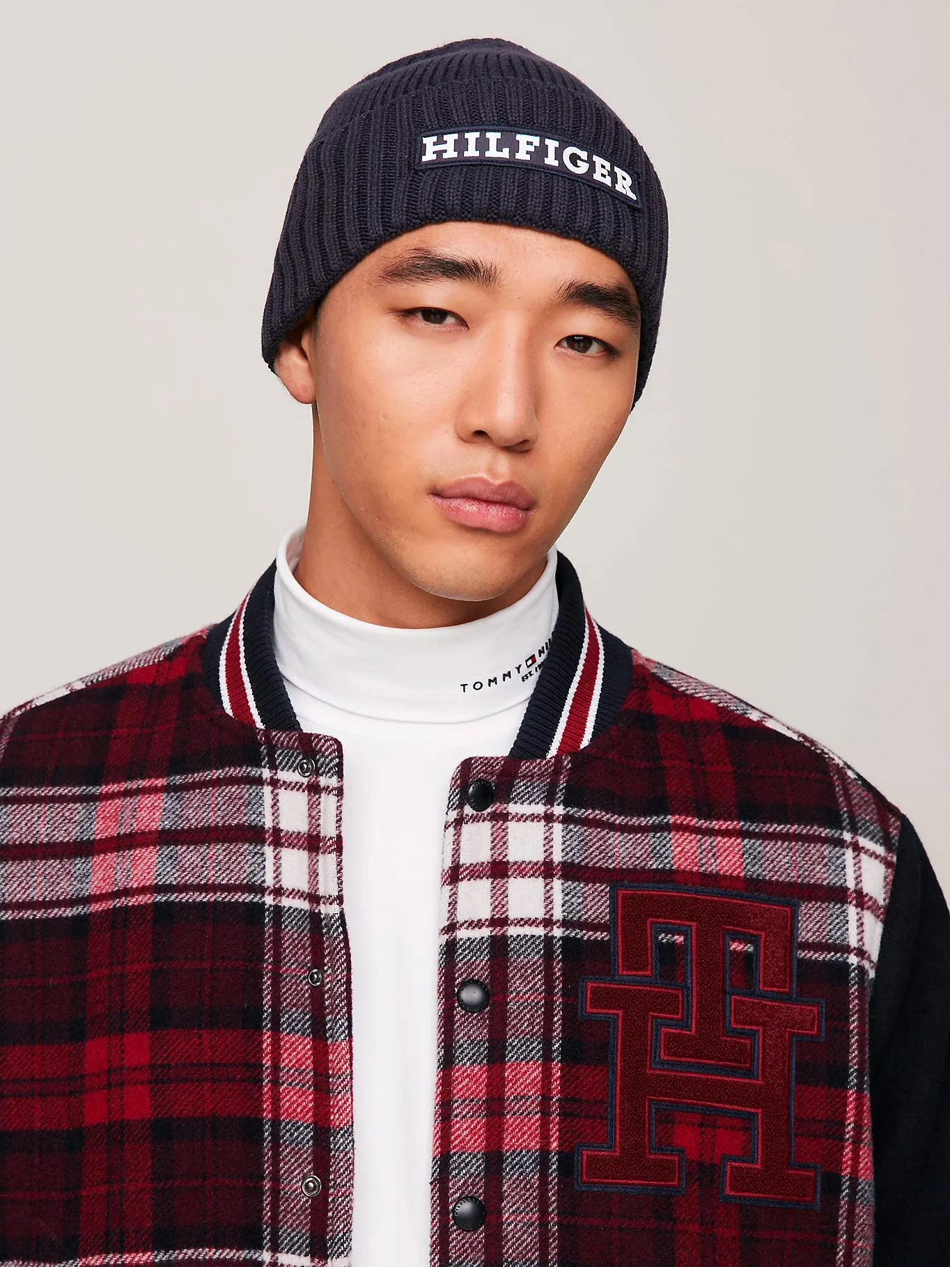 Tommy Hilfiger 'Monotype' Knit Beanie Hat