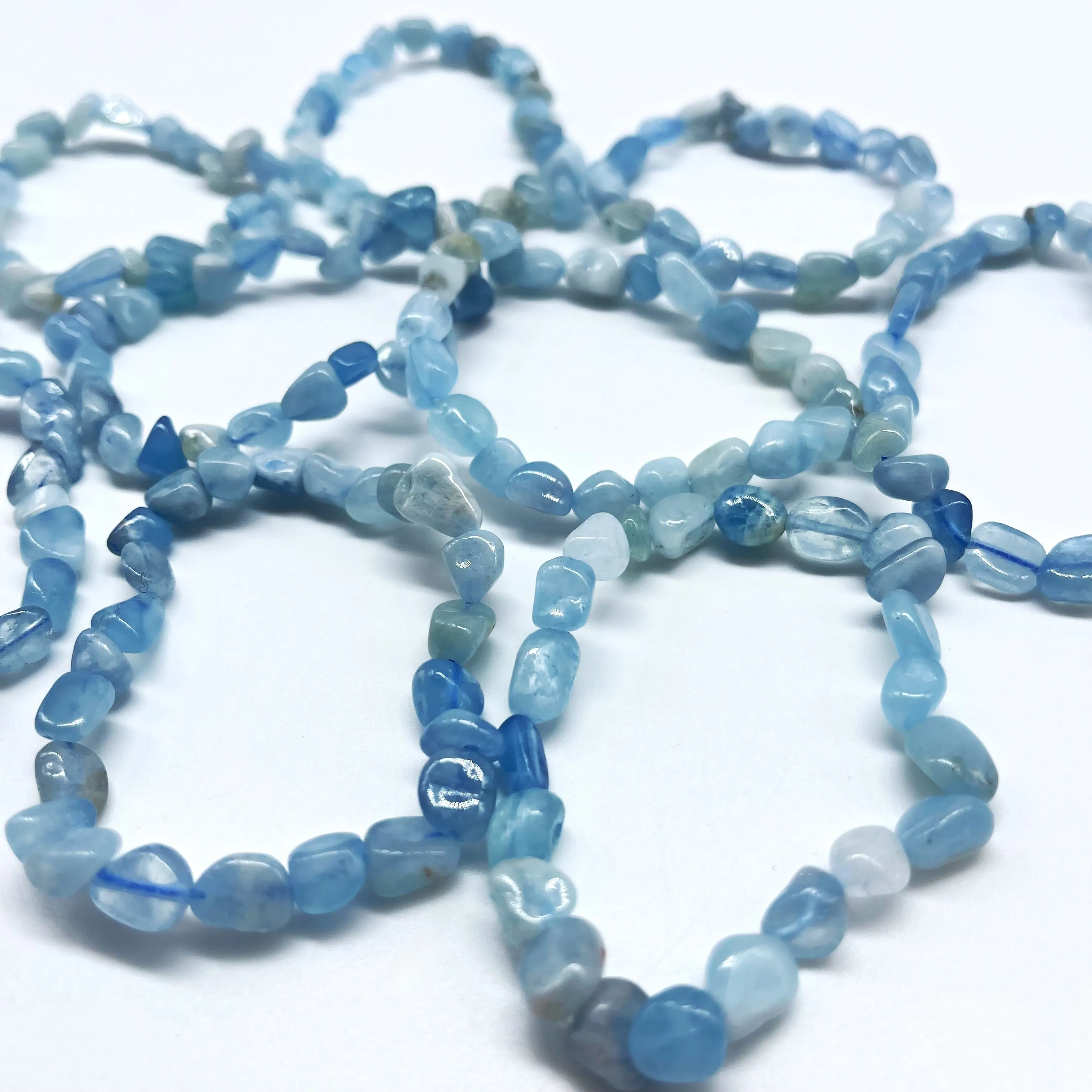 Tumbled Crystal Bracelets