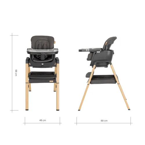 Tutti Bambini Nova Highchair - Grey/Oak