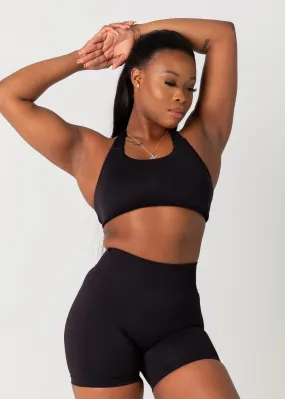 ULTIMATE SEAMLESS HALTER - BLACK