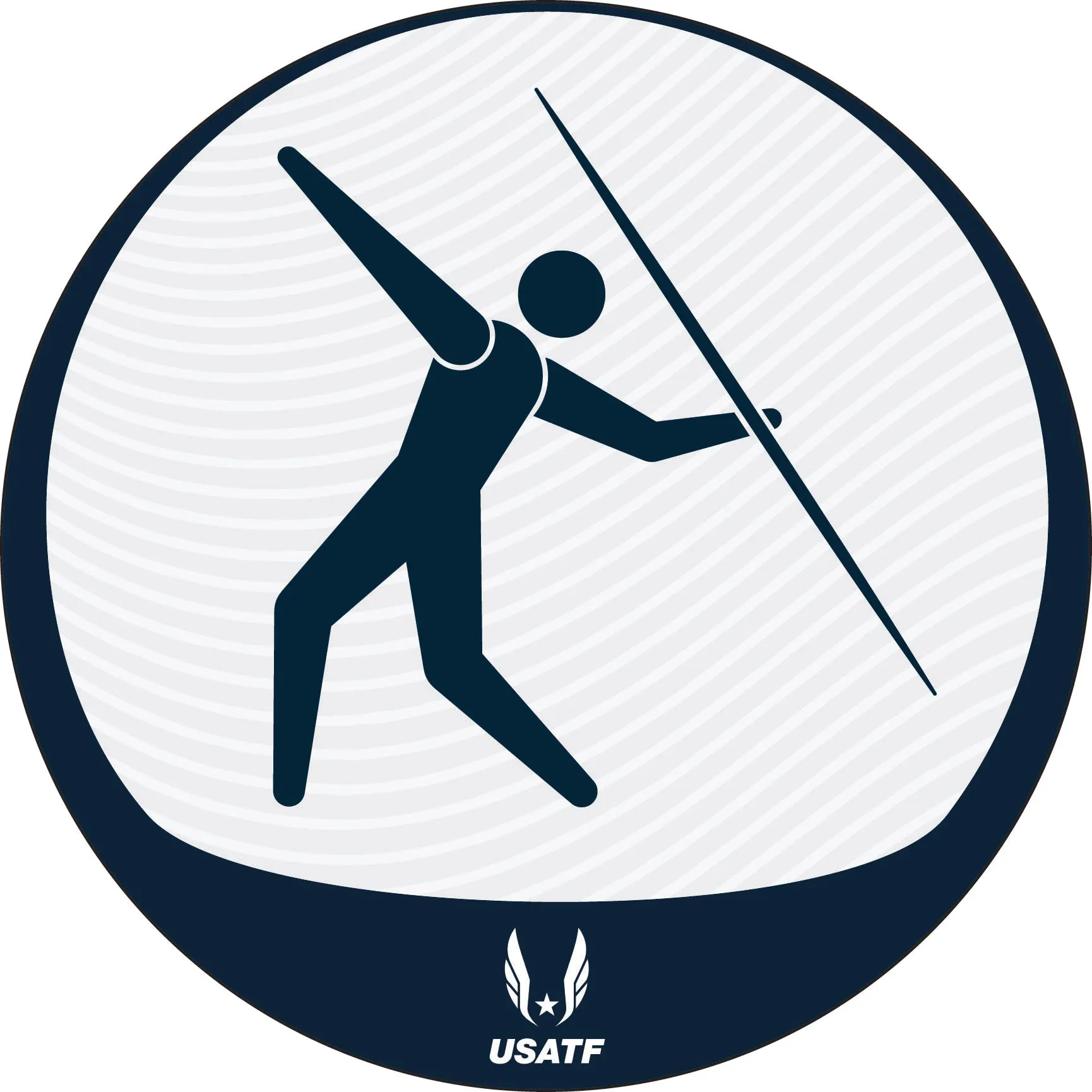 USATF Pictogram Sticker - Javelin