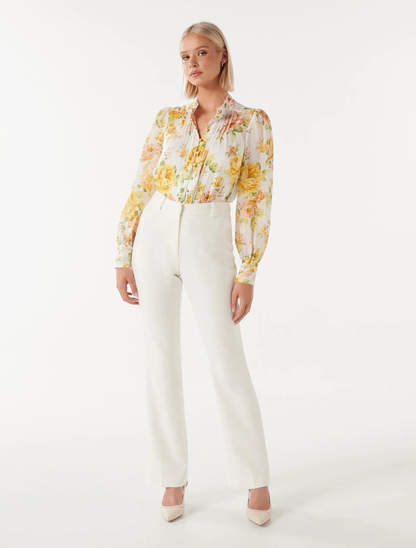 Vera Printed Rami Blouse