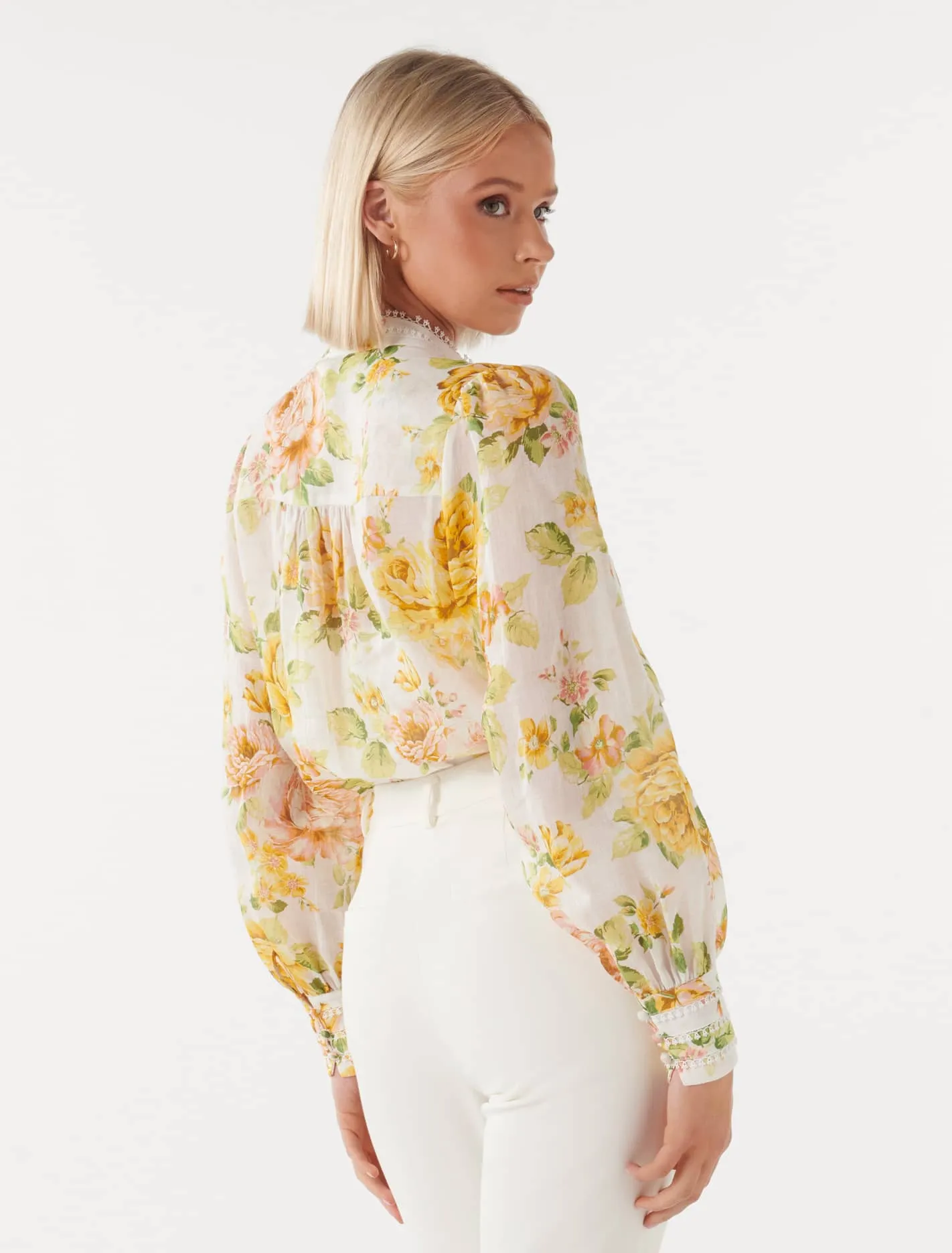 Vera Printed Rami Blouse