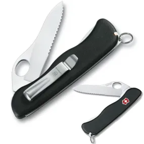 Victorinox Sentinel One Hand Clip Half Serrated