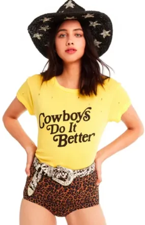 Wildfox Pinhole No9 Tee Shirt Cowboys