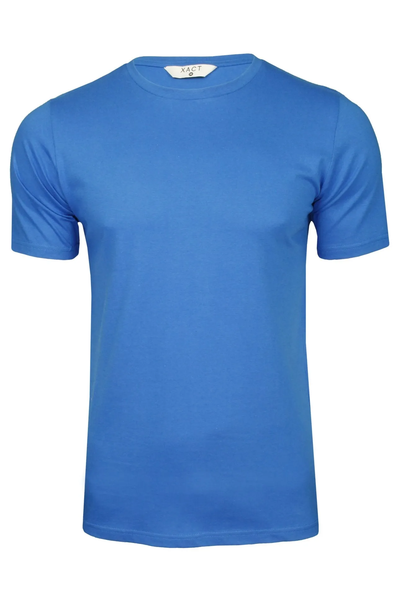 Xact Mens 5-Pack Plain Crew Neck Cotton T-Shirts